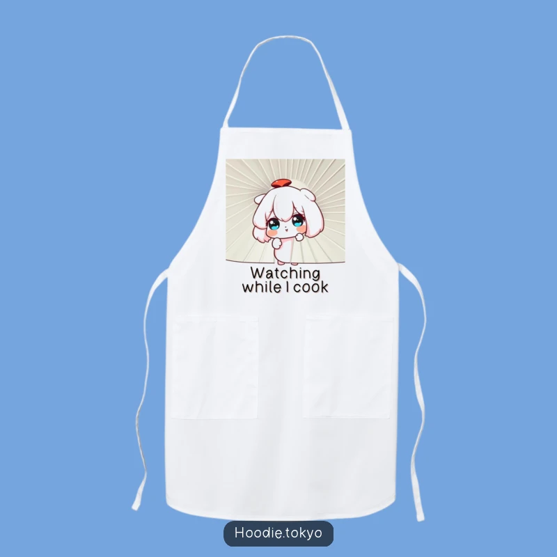 Funny Curious Fan Apron: Peek with Character's Secret View - Funny Gift