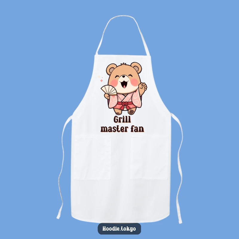 Funny Bear Kimono Apron - Cook with Cheerful Excitement and Style