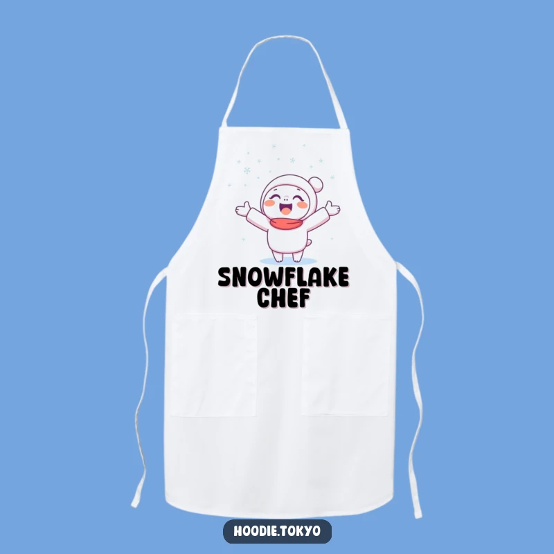 Funny Snow Catcher Apron: Winter Character Chef Wear, Hilarious Funny Gift