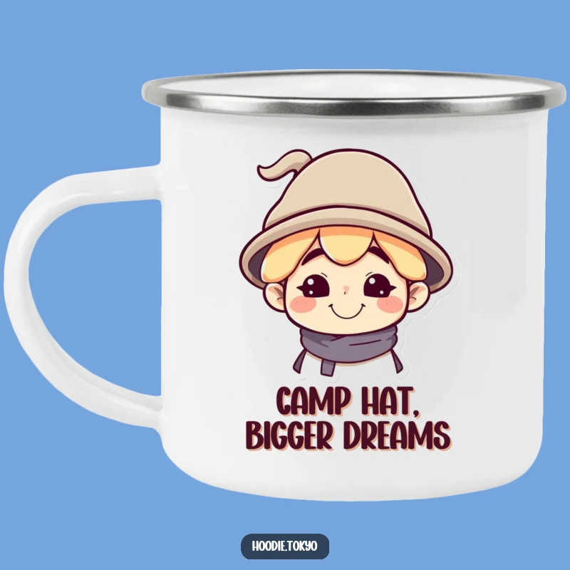 Campfire Chuckles Funny Camping Mug - Silly Hat