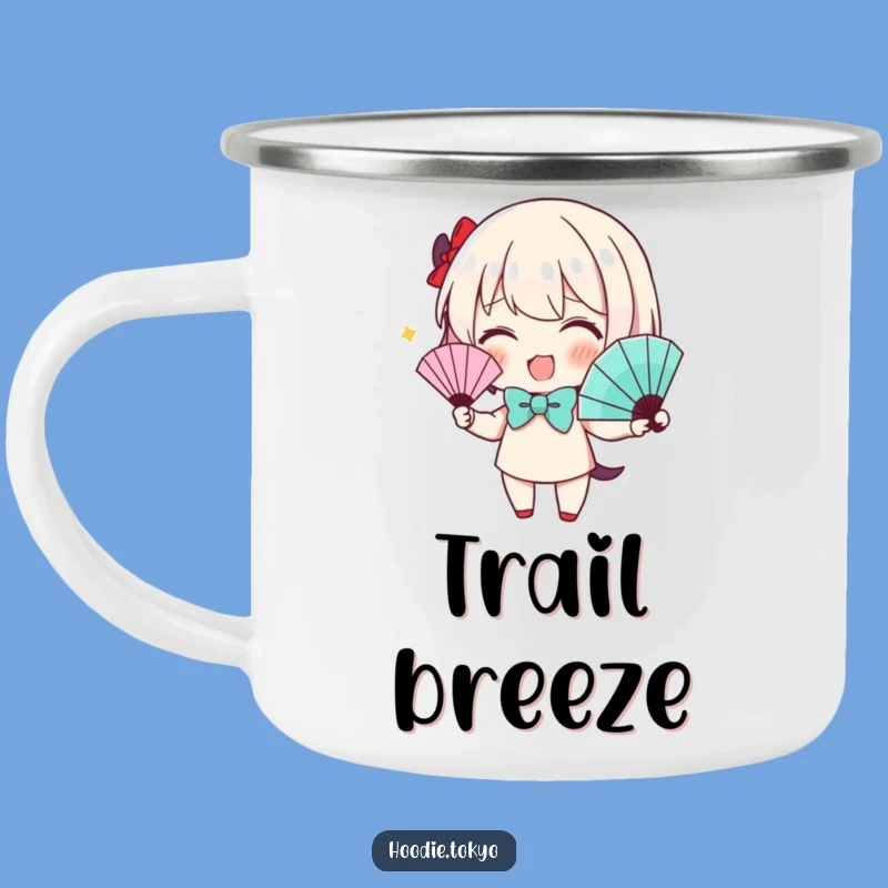 Funny Bow Tie Fan Wave Camping Mug: Stay Cool On the Go, A Perfect Funny Gift