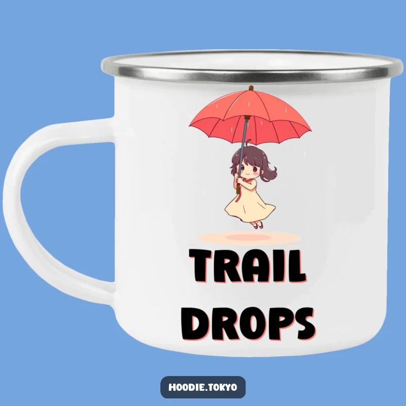 Funny Rainy Day Dancer Camping Mug: Sip Joy on the Go, A Perfect Funny Gift
