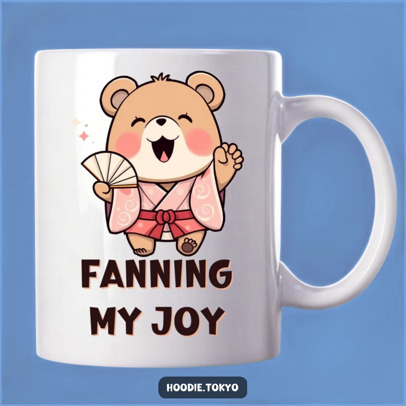 Funny Bear Kimono Mug - Wave Goodbye to Boredom with Exciting Brews