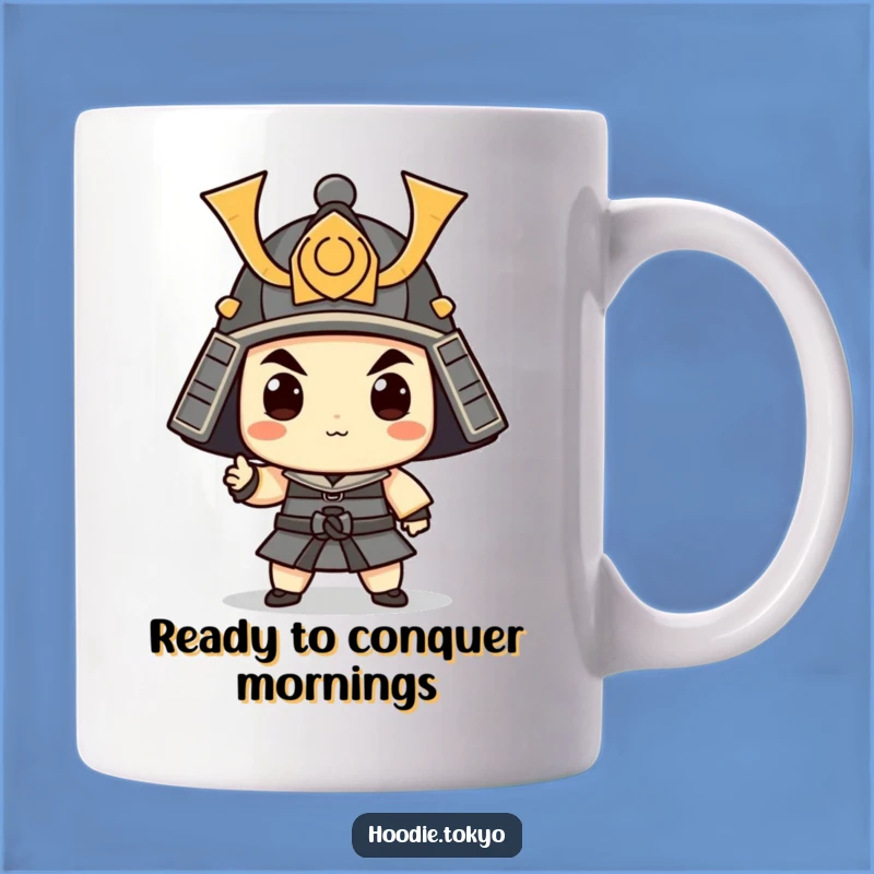 Funny Samurai Mug: Whimsical Warrior Gift for Comical Coffee Moments