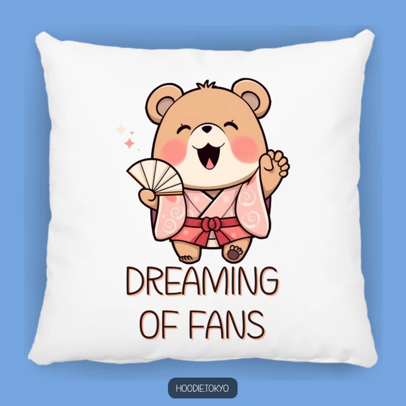 Funny Bear Kimono Pillow - Cuddle with Cheerful, Exciting Comfort