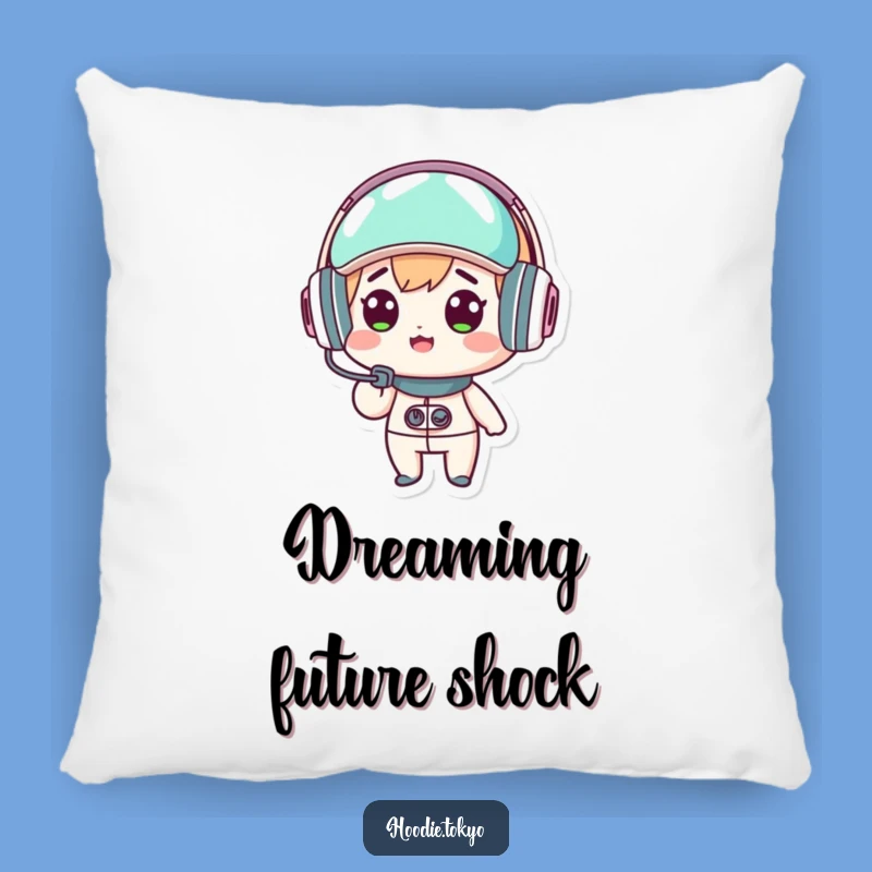 Funny Kawaii Headset Pillow - Cozy Surprise Cushion for Techy Comfort