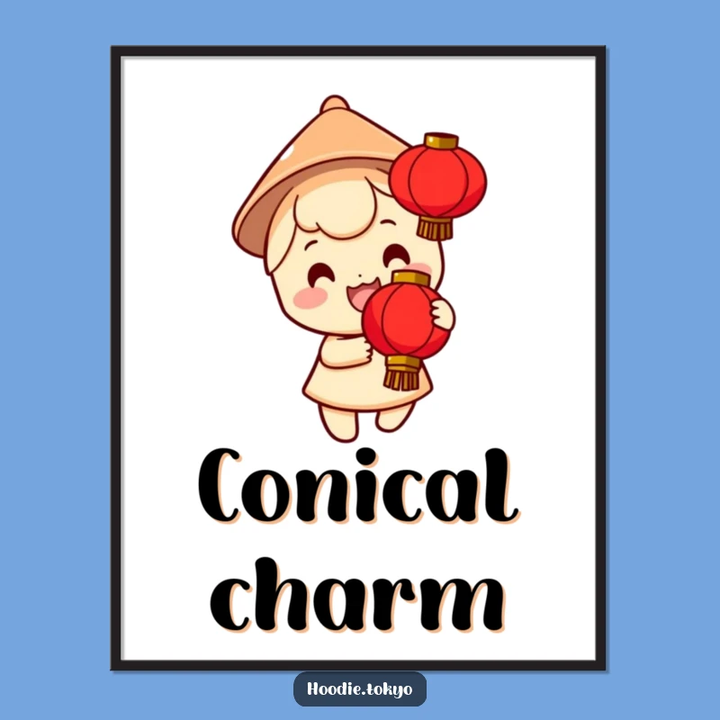 Festive Lantern Funny Digital Art - Instant Joy Download