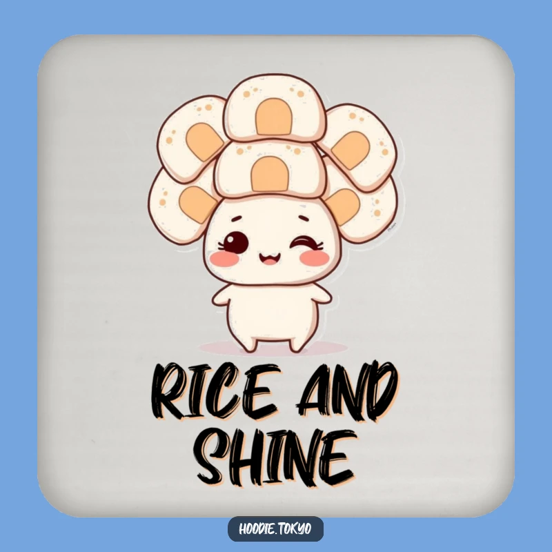 Funny Onigiri Head Balancer Coasters Hilarious Gifts For Table Protection