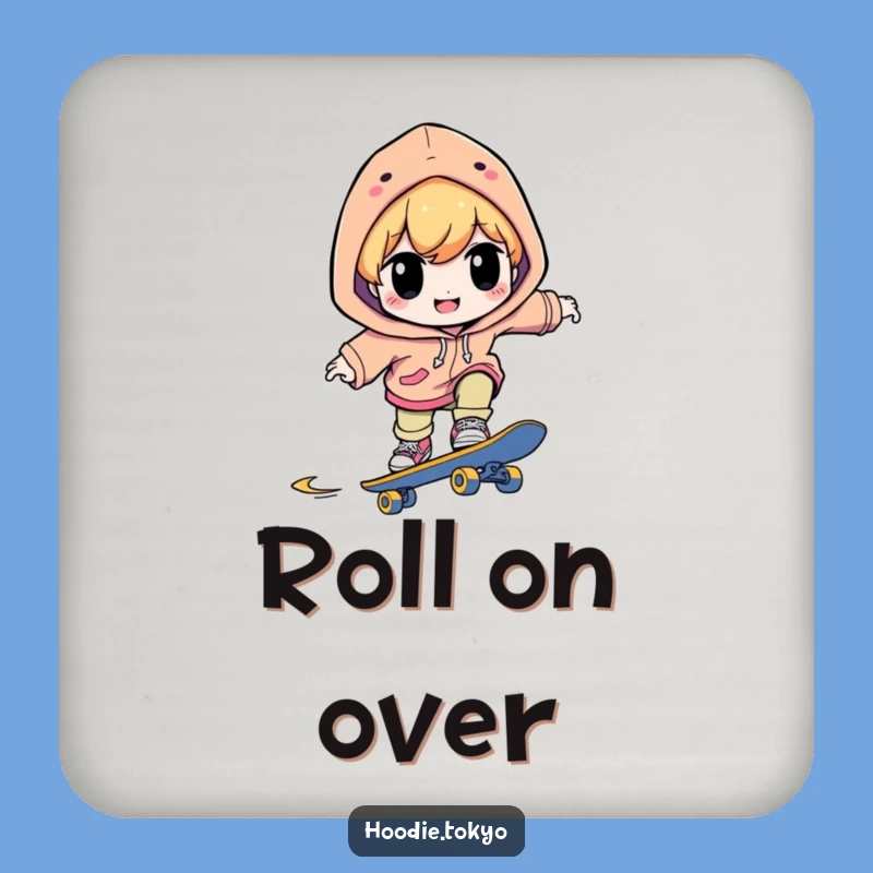 Funny Skater Coaster: Zooming Board, Cool Drink Gift