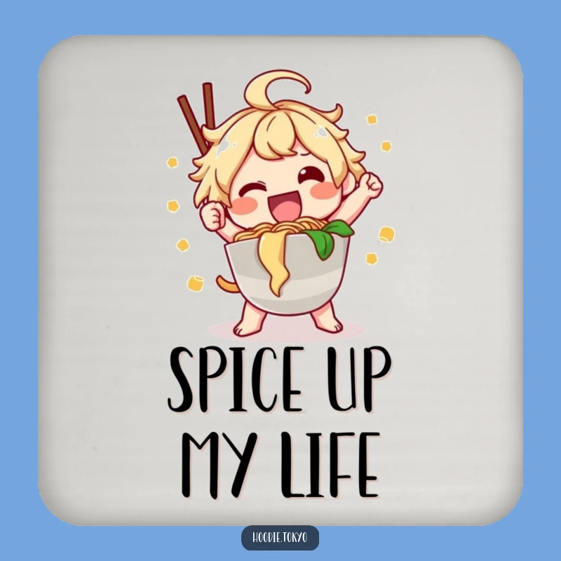 Funny Ramen Kawaii Coaster Set: Happy Character Noodle Table Gift
