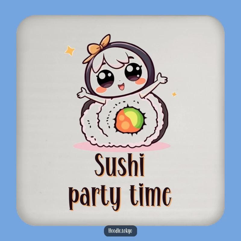 Funny Kawaii Sushi Dancer Coasters Hilarious Gifts For Table Protection