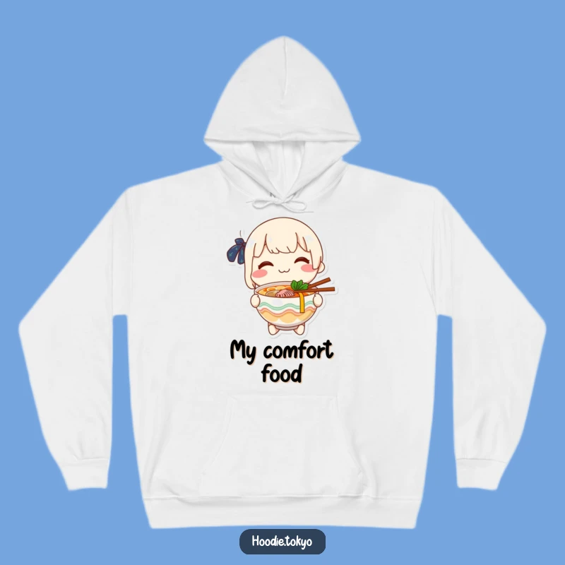 Funny Ramen Hoodie: Cozy Up with Cheerful Character Sharing - Perfect Funny Gift
