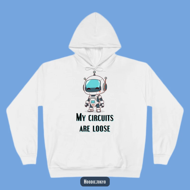 Funny Robot Wobble Hoodie: Cozy Comical Mech, Ultimate Quirky Gift