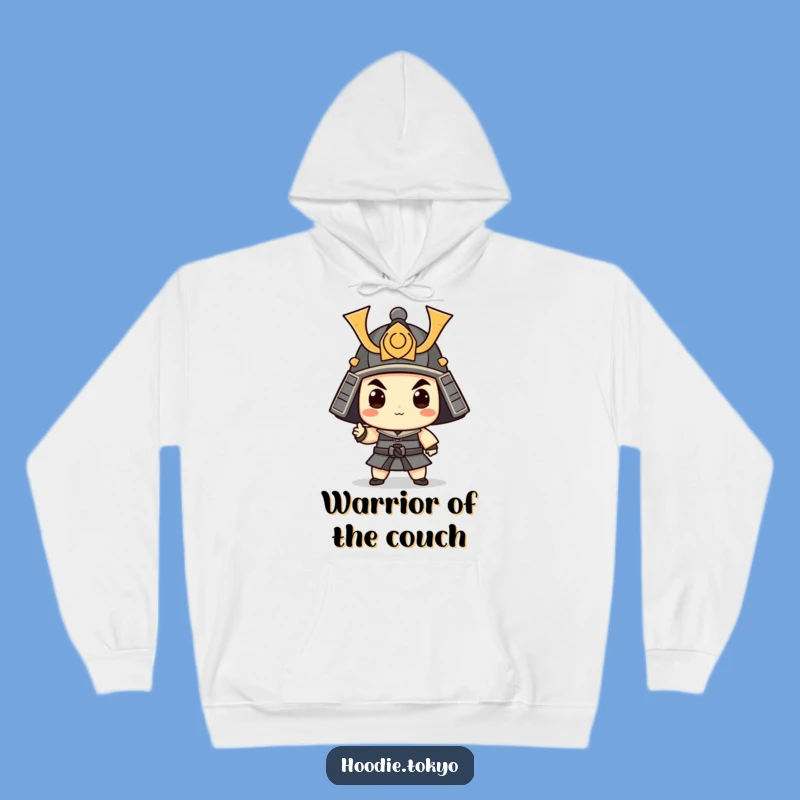Funny Samurai Hoodie: Cozy Whimsical Warrior Sweatshirt for Fun
