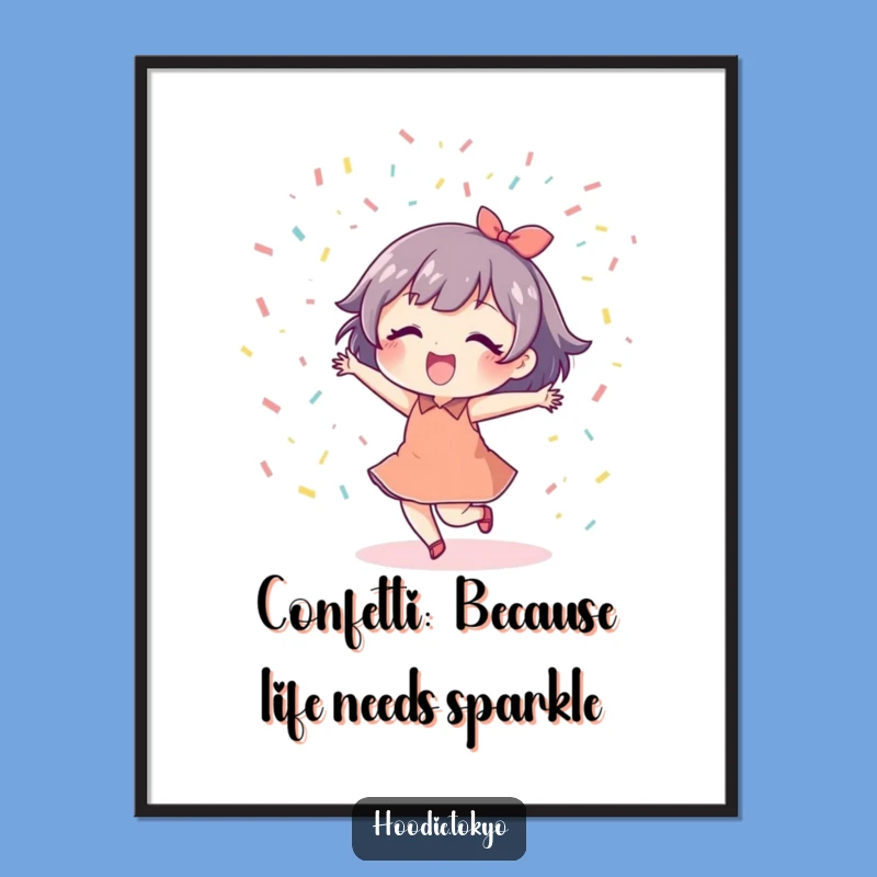 Free Printable Dancing Confetti Art - Joyful Downloadable Decor!