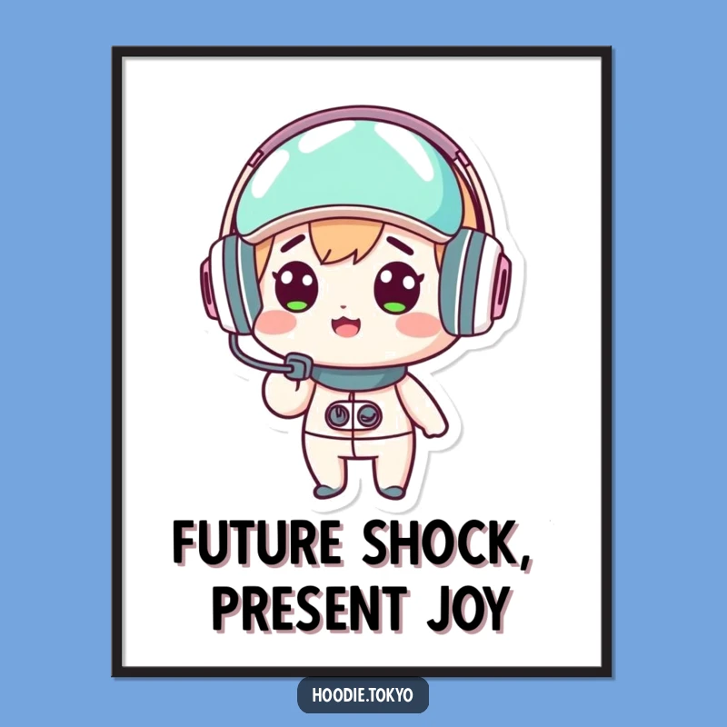 Funny Free Printable Wall Art: Surprised Future Gorilla - Tech Downloadable Decor