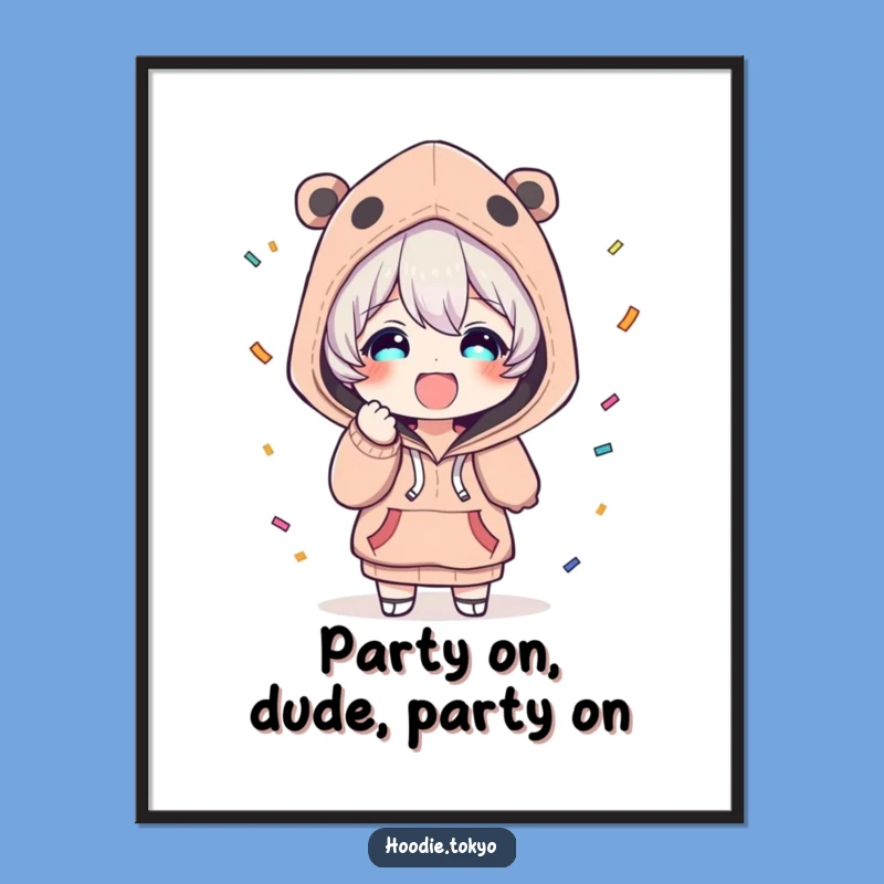 Free Printable Wall Art: Confetti Character Art - Funny Downloadable Decor