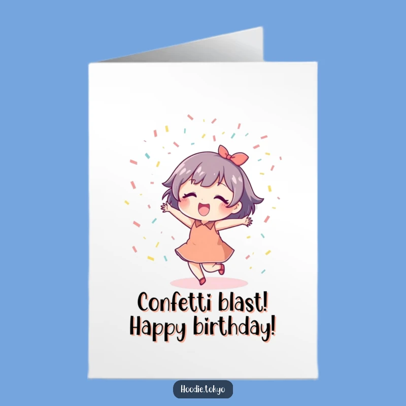Free Printable Dancing Confetti Birthday Card - Joyful Downloadable Fun!