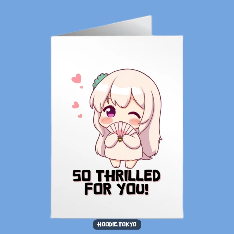 Free Printable Shy Congrats Card: Bashful Downloadable for Sweet Success