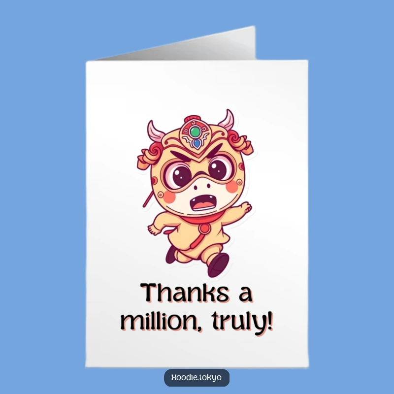 Free Printable Thank You Card: Masked Gratitude - Energetic Downloadable