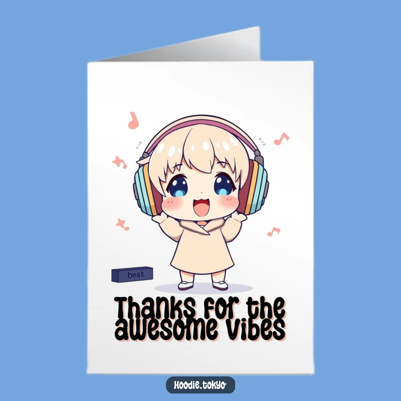 Thank You Free Printable Card: Music Fan, Heartfelt Downloadable Gift