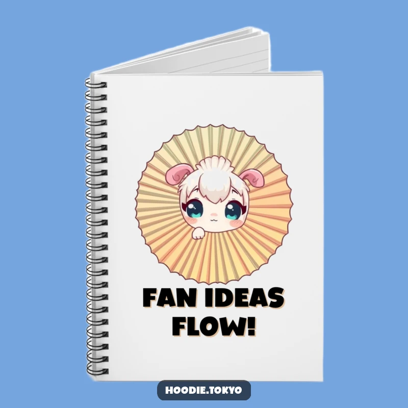 Funny Curious Character Notebook, Giant Fan Journal for Ideas