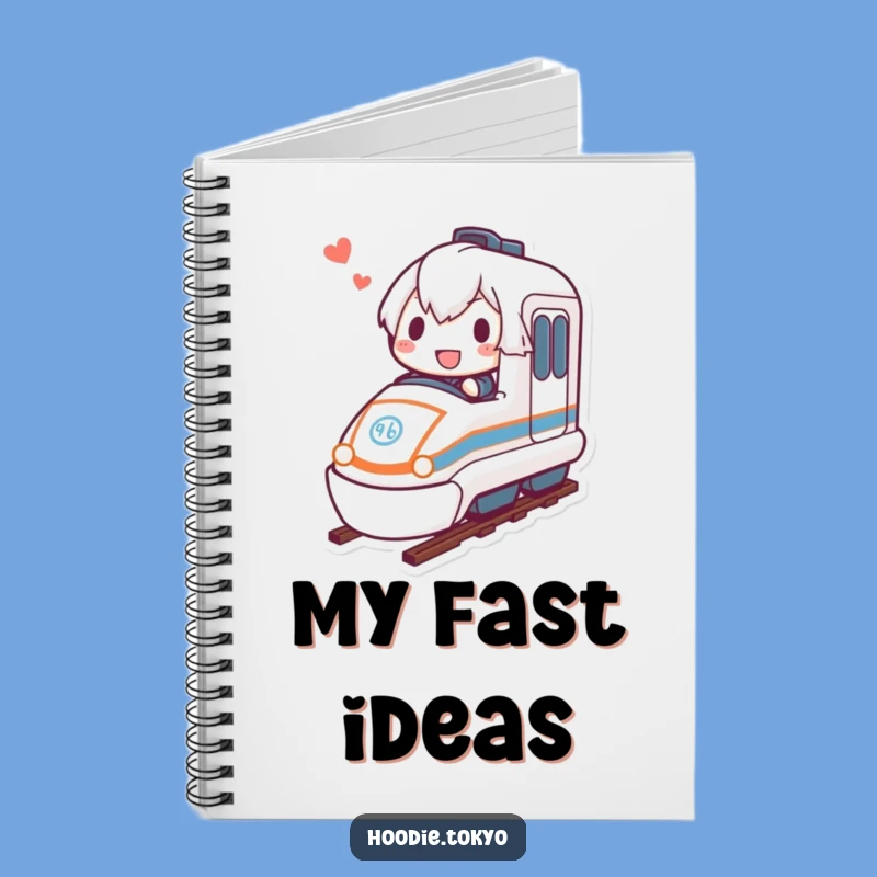 Funny Bullet Train Joy Notebook: Determined Rider's Journal, Hilarious Gift