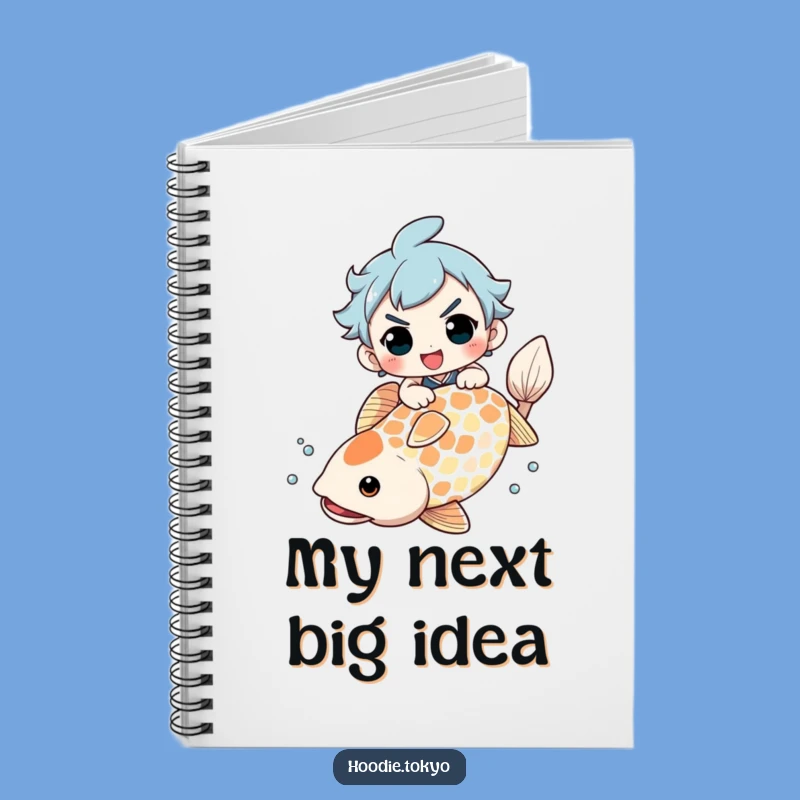 Funny Koi Fish Rider Notebook: Jot Down Ideas with This Hilarious Funny Gift