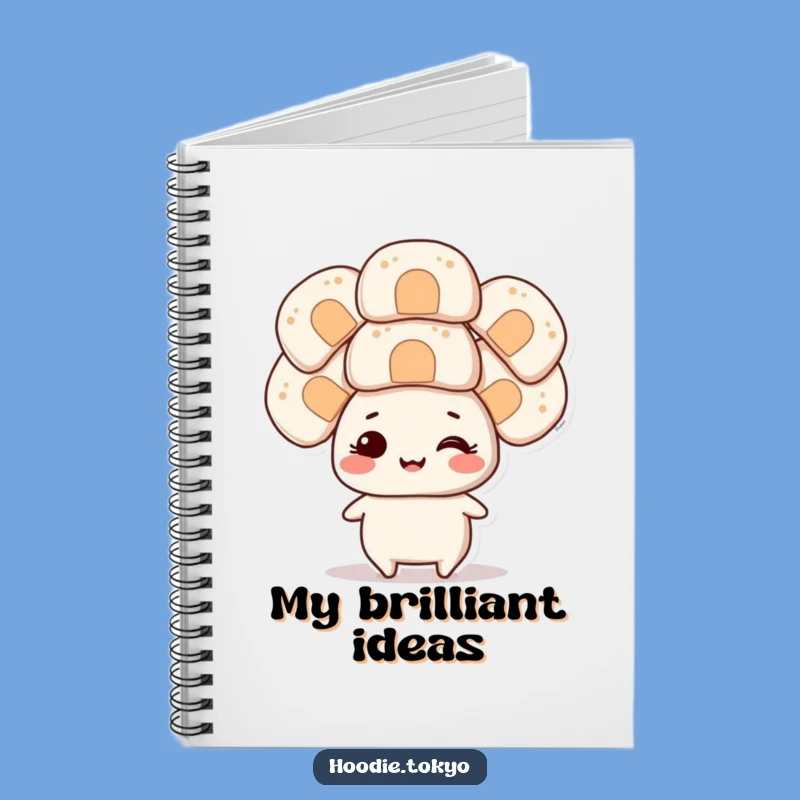 Funny Onigiri Head Balancer Notebook A Hilarious Gift For Note-Taking