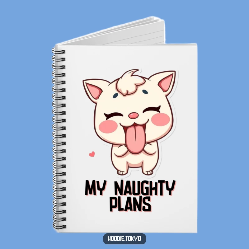 Funny Tongue Out Notebook: Mischievous Character Journal, Playful Humorous Gift