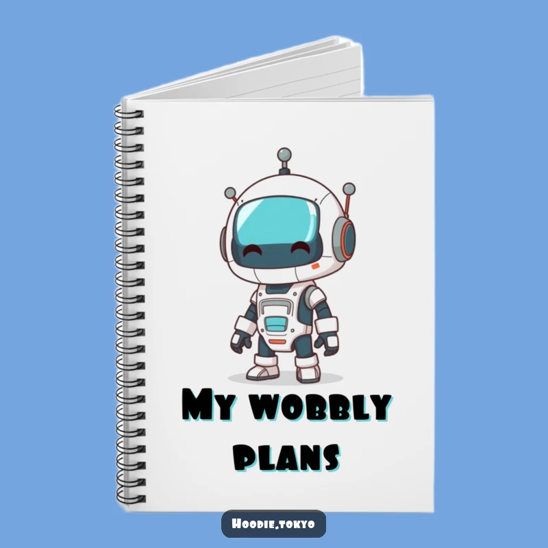 Funny Robot Wobble Notebook: Comical Mech Journal, Hilarious Gift