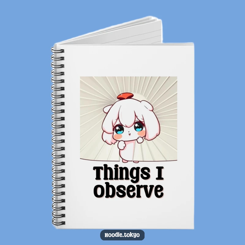 Funny Curious Fan Notebook: Jot Down Secrets with Peeking Character - Funny Gift