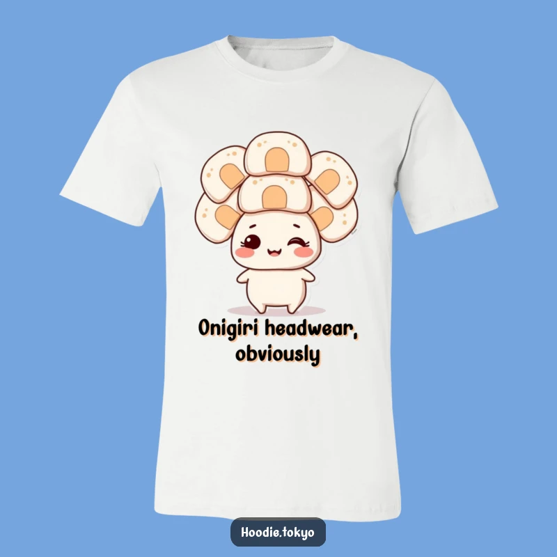 Funny Onigiri Head Balancer T-Shirt A Hilarious Gift For Snack Lovers
