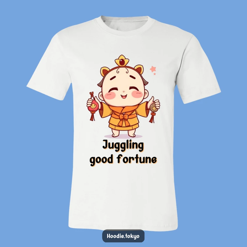 Funny Playful Juggler T-Shirt - Lucky Charms & Cheeky Style