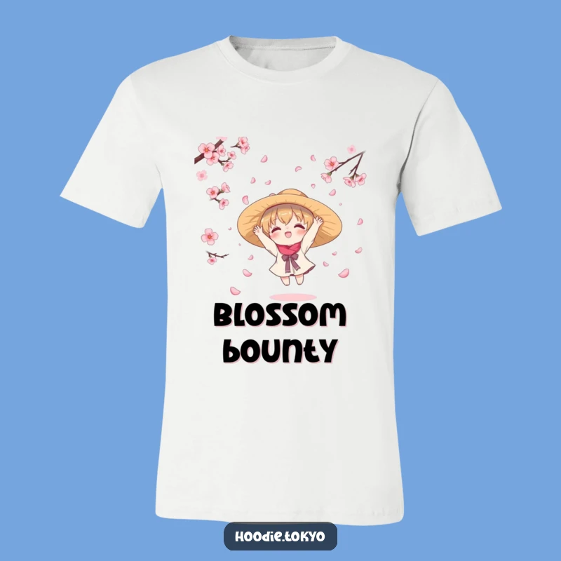 Kawaii Cherry Blossom Catcher Funny T-Shirt - Cute Petal Fun Tee