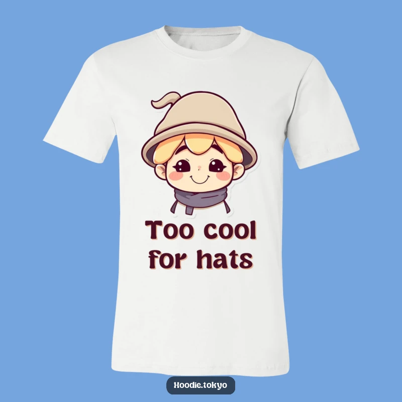 Tilted Hat Funnies Funny T-Shirt - Silly Grin Character